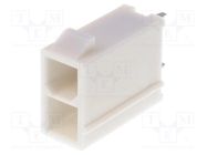 Connector: wire-board; socket; male; Mini-Fit Jr; 4.2mm; PIN: 2; THT MOLEX