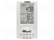 Meter: CO2, temperature and humidity; Range: 0÷9999ppm (CO2) EXTECH