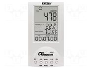 Meter: CO2, temperature and humidity; Range: 0÷9999ppm (CO2) EXTECH