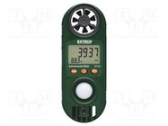 Thermoanemometer; 0÷50°C; 10÷95%RH; Equipment: wristbands; ±4% EXTECH