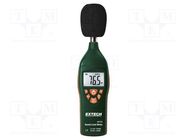 Meter: sound level; LCD; (2000); Sound level: 35÷130dB; 230g EXTECH