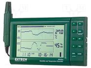 Data logger; temperature,humidity; Display: LCD; ±1°C; ±3% EXTECH