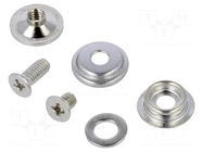 Universal press stud; ESD; Application: designed for ESD mats STATICTEC