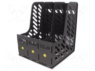ESD; A4; electrically conductive material; black; vertical STATICTEC