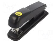 Stapler; ESD; metal,electrically conductive material; black STATICTEC