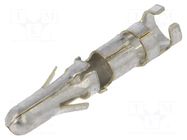 Contact; male; .140 MATE-N-LOK; brass; tinned; 2.1÷5.3mm2; crimped TE Connectivity