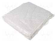 Cleaning cloth: cloth; ESD; 100pcs; polyester; cleanroom; L: 229mm STATICTEC