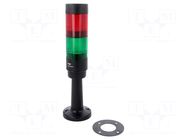 Signalling column; red/green; LED; 24VDC; 24VAC; IP65; ABS; 50mm AUER SIGNAL
