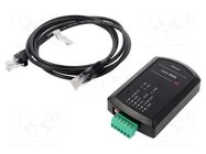 Converter; RS485/ETHERNET; Number of ports: 1; IP30; 115.2kbps METRONIC