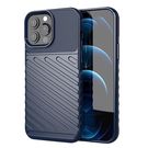 Thunder Case Flexible Tough Rugged Cover TPU Case for iPhone 13 Pro Max blue, Hurtel