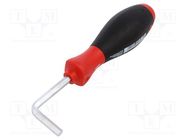 Screwdriver; hex key; angular; HEX 6mm; SoftFinish® 