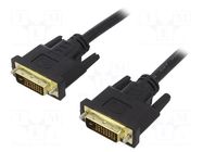 Cable; DVI-D (24+1) plug,both sides; Support: Full HD 1080p AKYGA