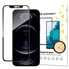 Wozinsky Tempered Glass Full Glue Super Tough Screen Protector Full Coveraged with Frame Case Friendly for iPhone 13 mini black, Wozinsky