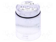 Module: light signaller; transparent; LED; 24VDC; IP65; Ø50x69mm AUER SIGNAL