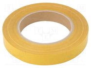 Tape: fixing; W: 19mm; L: 50m; Thk: 0.09mm; modified acryl; -30÷100°C 