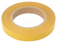 Tape: fixing; W: 19mm; L: 50m; Thk: 0.09mm; modified acryl; -30÷100°C IPT