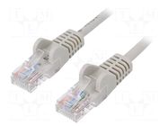 Patch cord; RJ45 plug,both sides; U/UTP; 5e; stranded; CCA; PVC Goobay