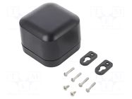 Enclosure: multipurpose; X: 80mm; Y: 80mm; Z: 60mm; polycarbonate HAMMOND