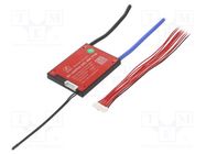 PCB protection; Li-FePO4; 80x60x12mm; 40A; 25.6VDC DALY