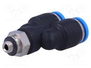 Push-in fitting; straight,Y-Yap spliYYer; -0.95÷6bar; PBT; QS FESTO