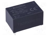 Converter: AC/DC; 2W; 85÷305VAC; Usup: 120÷430VDC; Uout: 24VDC; 78% AIMTEC