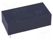 Converter: AC/DC; 6W; 85÷264VAC; Usup: 100÷370VDC; Uout: 12VDC; 77% AIMTEC