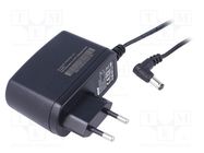 Power supply: switched-mode; mains,plug; 12VDC; 1.25A; 15W; 84.28% MOSO