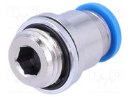 Push-in fitting; straight; -0.95÷6bar; Gasket: NBR caoutchouc; QS 