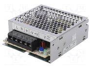 Power supply: switching; for building in,modular; 50W; 48VDC 