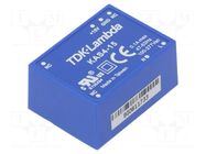 Converter: AC/DC; 4W; Uin: 90÷305VAC,120÷430VDC; Uout: 15VDC; 76% TDK-LAMBDA