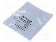 Protection bag; ESD; L: 102mm; W: 76mm; Thk: 50um EUROSTAT GROUP