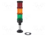 Signalling column; red/orange/green; LED; 24VDC; 24VAC; IP66; ABS AUER SIGNAL