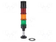 Signaller: signalling column; LED; red/orange/green; 24VDC; 24VAC AUER SIGNAL