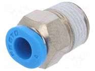 Push-in fitting; straight; -0.95÷6bar; Gasket: NBR caoutchouc FESTO