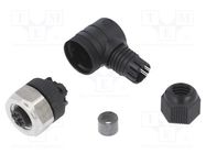 Plug; M12; PIN: 4; female; A code-DeviceNet / CANopen; for cable LUMBERG AUTOMATION
