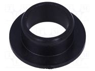 Bearing: sleeve bearing; with flange; Øout: 10mm; Øint: 8mm; black IGUS