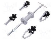 Kit: bearing puller; 2-armig,3-armig; 5pcs. YATO