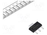 Transistor: PNP; bipolar; 80V; 1A; SC73,SOT223 