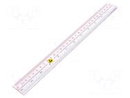 ESD; colourless; 300mm; Office Equipment: ruler STATICTEC