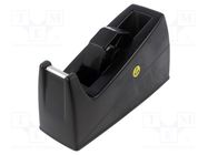 Tape dispensers; ESD; electrically conductive material; black STATICTEC