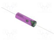 Battery: lithium (LTC); AA; 3.6V; 2400mAh; non-rechargeable; axial TADIRAN