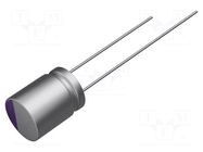 Capacitor: polymer; 270uF; 16VDC; THT; ±20%; Ø6.3x9.9mm; OS-CON SEP PANASONIC
