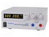 Power supply: laboratory; single-channel,adjustable; 1÷32VDC PEAKTECH