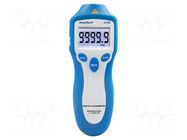 Tachometer; LCD; 5 digits; 2÷99999rpm; 0.05%; Resol: 0,1rpm PEAKTECH