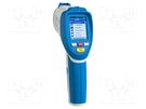 Infrared thermometer; LCD TFT 2,2"; 640x480; -50÷2200°C; ε: 0,1÷1 PEAKTECH