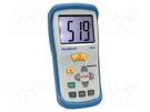 Meter: temperature; digital; LCD; 3,5 digit (1999); -50÷1300°C PEAKTECH