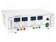 Power supply: laboratory; AC/DC,adjustable,multi-channel; 0÷6A PEAKTECH