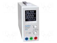 Power supply: laboratory; single-channel,adjustable; 1÷36VDC PEAKTECH