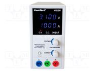 Power supply: laboratory; switching,single-channel; 0÷30VDC PEAKTECH