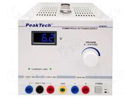 Power supply: laboratory; adjustable,symmetrical,multi-channel PEAKTECH